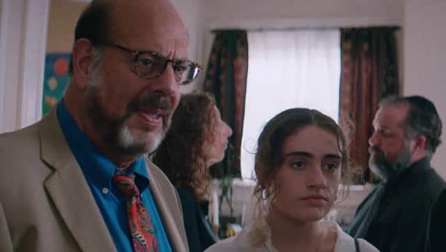 Fred Melamed (L) plays Danielle's dad Joel