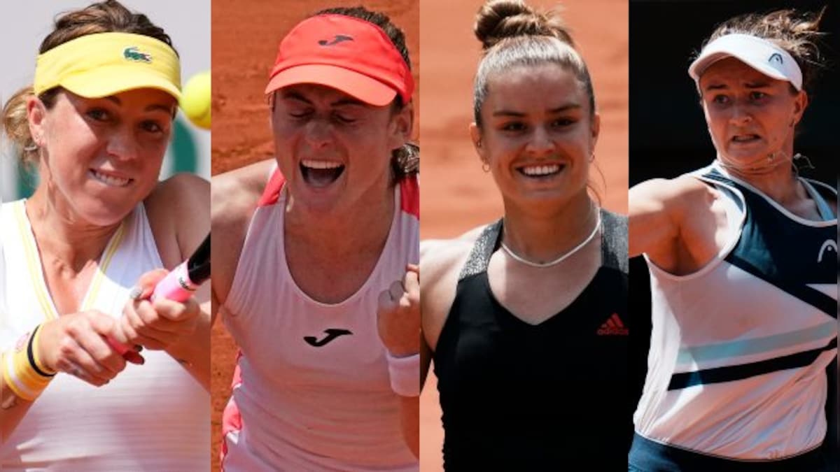 French Open 2021: Perfect strangers as first-time quartet contest women's semi-finals