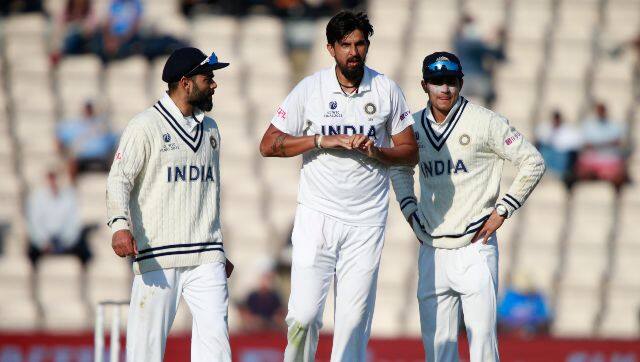 Ishant Sharma sustained the injury while trying to stop a drive off his own bowling in WTC Final. AP
