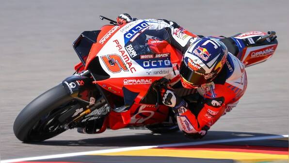 MotoGP 2021: Frenchman Johann Zarco claims German GP pole despite fall