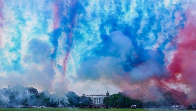 Representational image of July Fourth celebrations at the White House via Twitter.