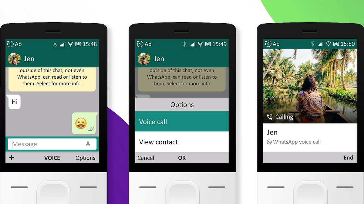 WhatsApp voice calling is now available on KaiOS feature phones including JioPhone, Nokia 8110 4G and more