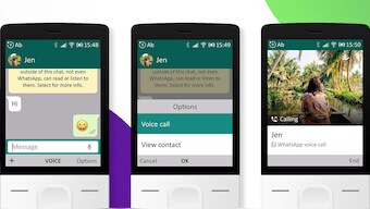 WhatsApp voice calling is now available on KaiOS feature phones including JioPhone, Nokia 8110 4G and more