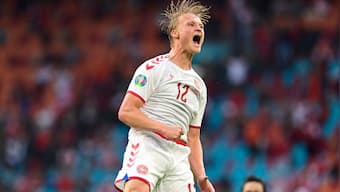 Euro 2020: Kasper Dolberg scores brace as Denmark put four past Wales in emphatic win