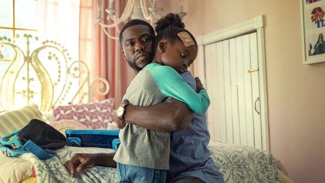 Kevin Hart and Melody Hurd. Phillippe Bosse/ Netflix. 