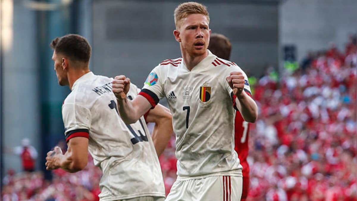 Euro 2020: Substitute Kevin de Bruyne inspires Belgium in win over Denmark in game marked by Christian Eriksen tribute