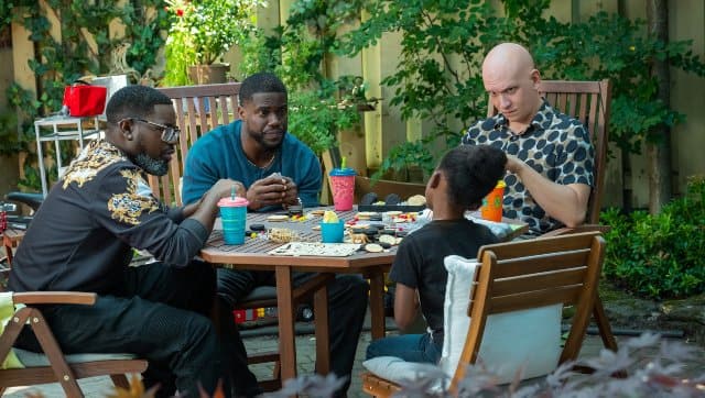 (L-R) Lil Rel Howery, Kevin Hart and Anthony Carrigan. Phillippe Bosse/ Netflix