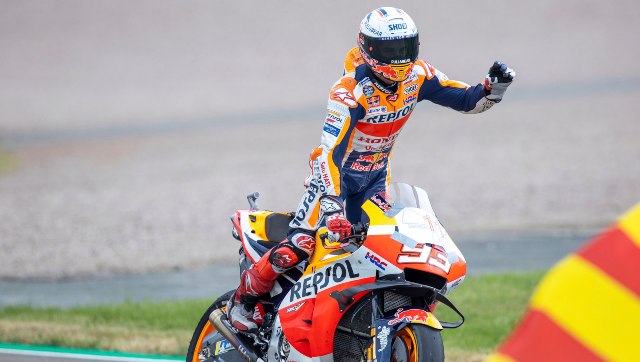 MotoGP 2021: Marc Marquez fends off Miguel Oliveira to win first race since 2019 at German MotoGP MotoGP 2021: Marc Marquez fends off Miguel Oliveira to win first race since 2019 at German MotoGP