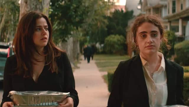 Molly Gordon as Danielle’s ex, Maya (L)