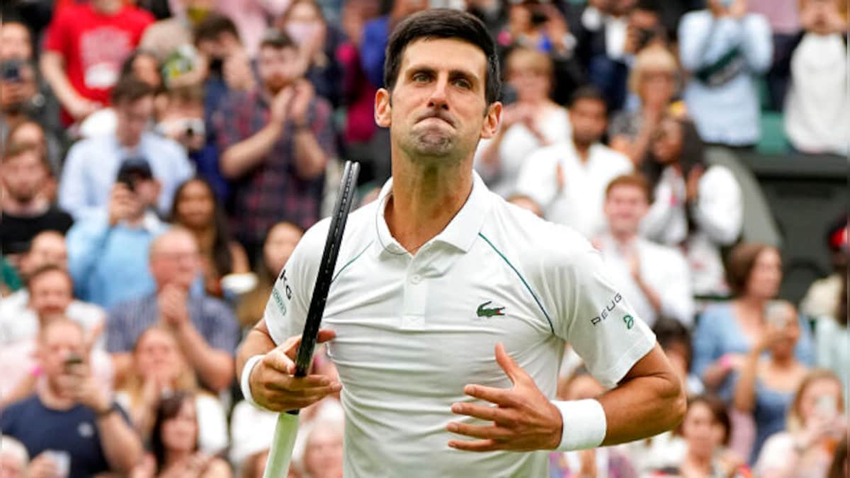 Wimbledon 2021: Novak Djokovic slides to victory; Tsitsipas crashes and Andy Murray shines as Wimbledon makes soggy return