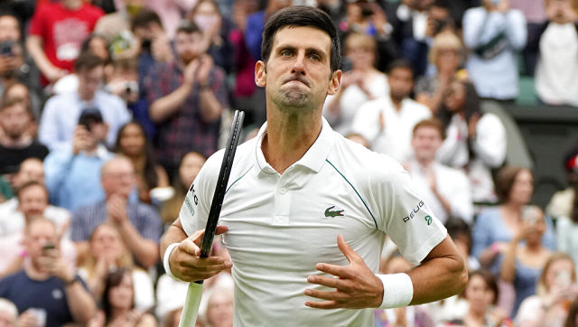 Wimbledon 2021: Novak Djokovic slides to victory; Tsitsipas crashes and Andy Murray shines as Wimbledon makes soggy return Wimbledon 2021: Novak Djokovic slides to victory; Tsitsipas crashes and Andy Murray shines as Wimbledon makes soggy return