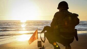 In Normandy, 77th anniversary of D-Day during World War II observed in small crowds due to pandemic