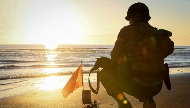 In Normandy, 77th anniversary of D-Day during World War II observed in small crowds due to pandemic In Normandy, 77th anniversary of D-Day during World War II observed in small crowds due to pandemic