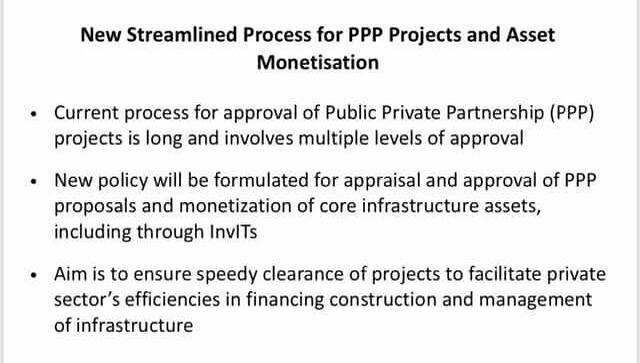 Sitharaman said this would aid speedy clearance of projects. PIB