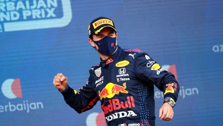 Formula 1 2021: Sergio Perez wins chaotic Azerbaijan GP, Max Verstappen, Lewis Hamilton fail to finish