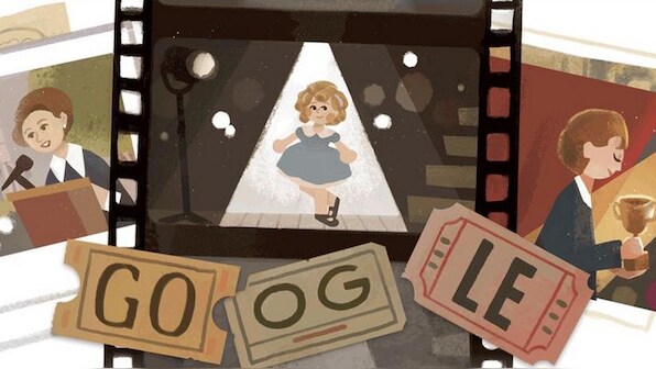 Google honours Shirley Temple, the iconic Hollywood star, with an animated doodle