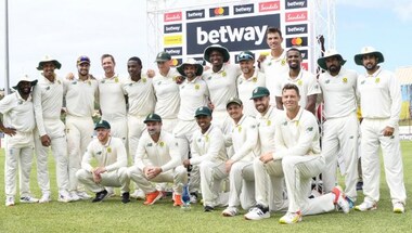 West Indies vs South Africa: Keshav Maharaj hat-trick inspires Proteas to Test series sweep