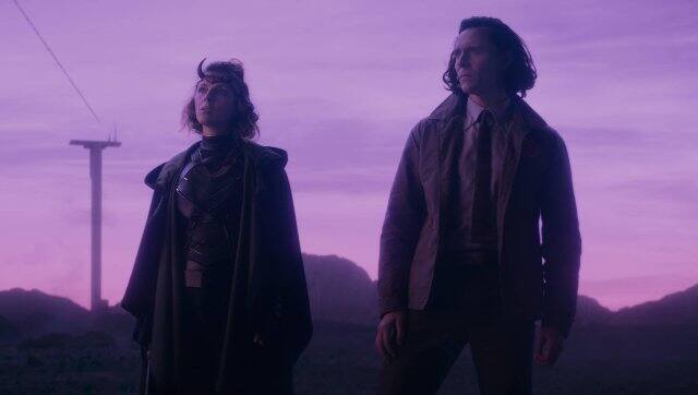 Sylvie and Loki on Lamentis-1. Marvel Studios.