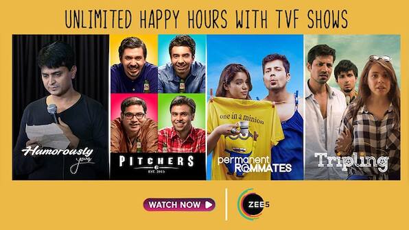 ZEE5 partners with TVF to stream Originals, new seasons of Pitchers, Tripling, Humorously Yours