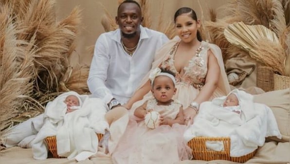 Usain Bolt, partner Kasi Bennett announce newborn twin sons — Thunder and Saint Leo