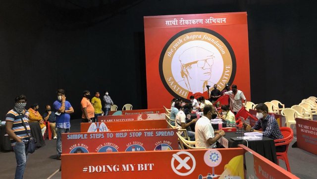 Aditya Chopra launches first phase of vaccinating members of Hindi film industry at Yash Raj Studios Aditya Chopra launches first phase of vaccinating members of Hindi film industry at Yash Raj Studios