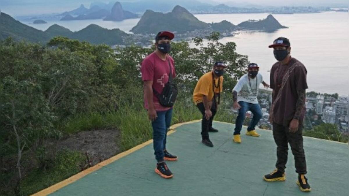 Bro MC's, Brazil's first indigenous rap group, sing verses of ...