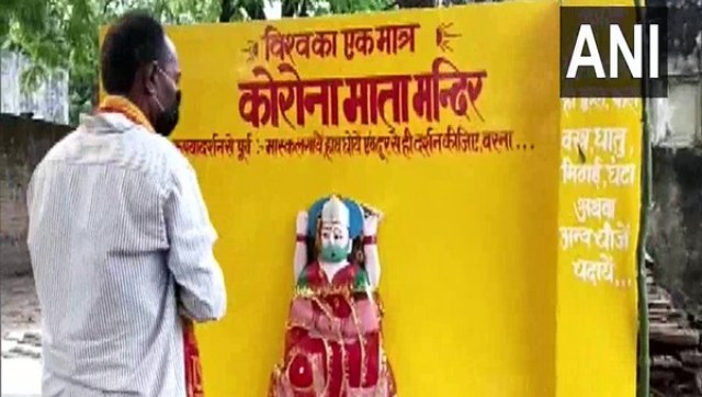 'Corona mata' temple built at village in Uttar Pradesh's Pratapgarh, demolished days later 'Corona mata' temple built at village in Uttar Pradesh's Pratapgarh, demolished days later