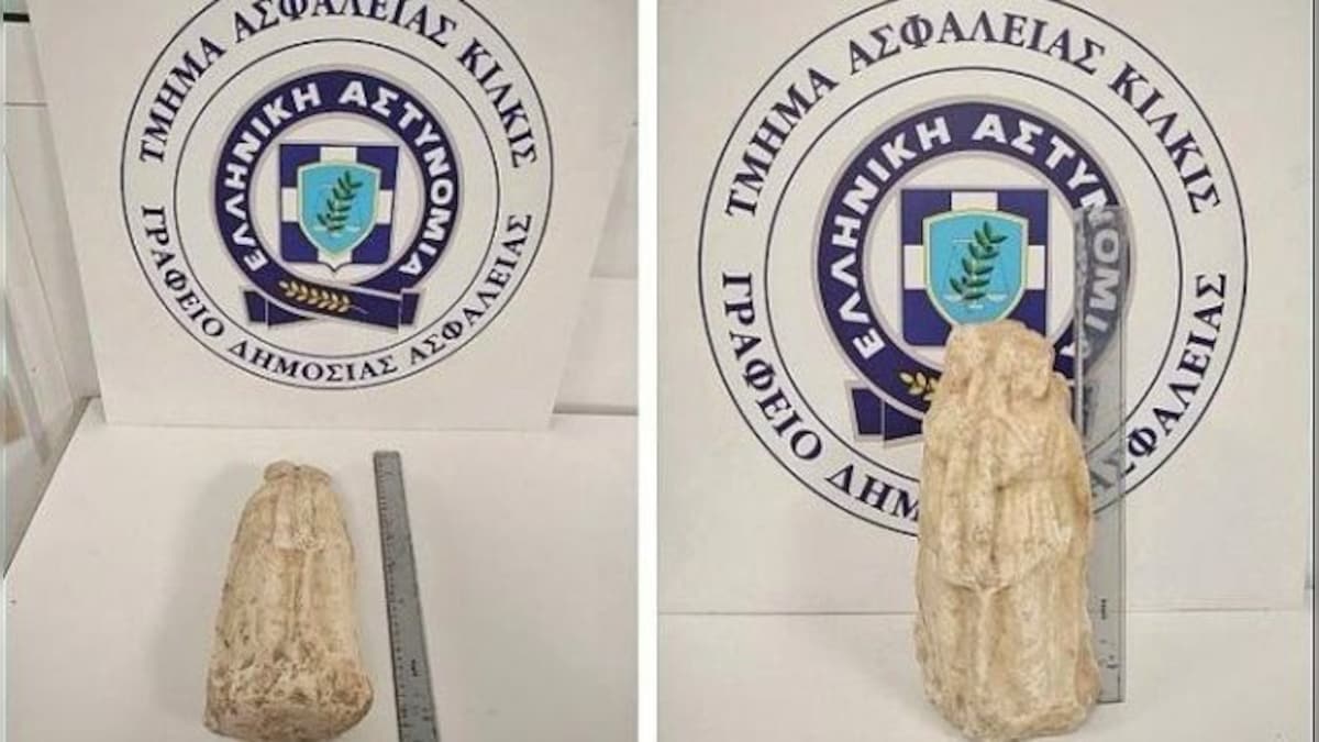 Greek police arrests two trying to sell 'extremely rare' Roman-era statue of the goddess Hecate