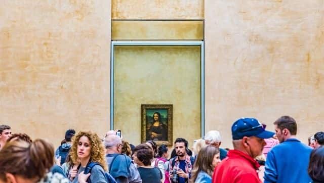The ‘real’ Mona Lisa at Louvre, Paris. Photo courtesy: Takashi Images/Shutterstock via The Conversation 