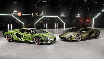 Lego and Lamborghini come together to create life-size Lamborghini Sian FKP 37 replica