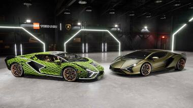 Lego and Lamborghini come together to create life-size Lamborghini Sian FKP 37 replica