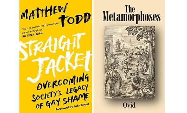 Covers for (L) Straight Jacket; (R) Ovid's The Metamorphoses