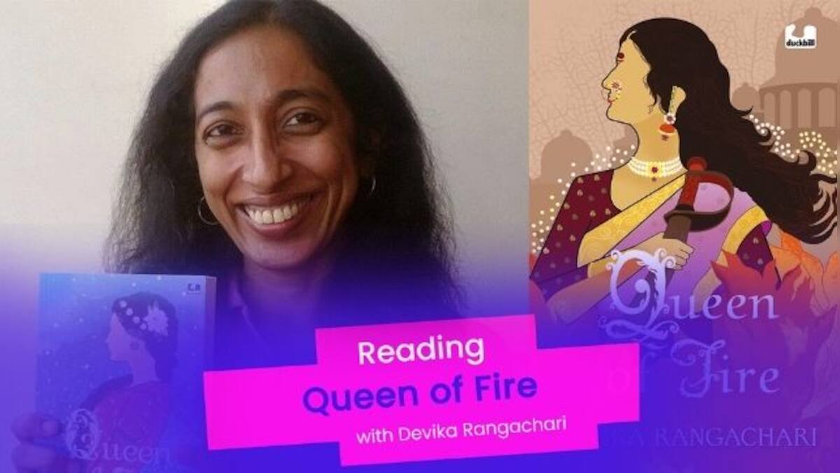 Watch: Devika Rangachari reads from her novel Queen of Fire, about Rani ...