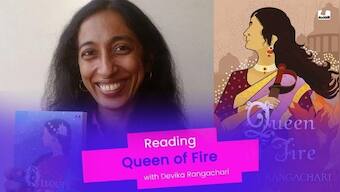 Watch: Devika Rangachari reads from her novel Queen of Fire, about Rani Lakshmibai's flight from Jhansi
