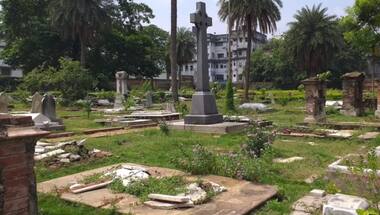 Century-old gravestones of Scottish women buried in India tell story of overlooked aspect of colonisation