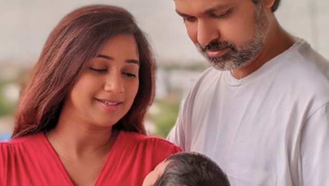 Shreya Ghoshal names newborn son Devyaan; shares first family photo on social media Shreya Ghoshal names newborn son Devyaan; shares first family photo on social media