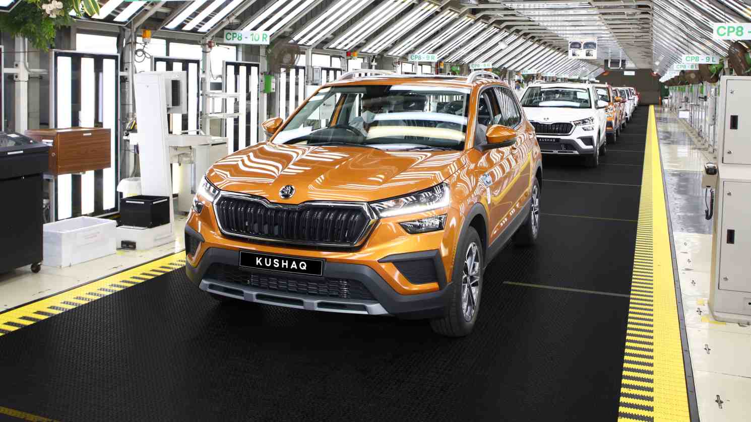 Skoda Kushaq production gets underway ahead of late June launch, deliveries begin in July Skoda Kushaq production gets underway ahead of late June launch, deliveries begin in July