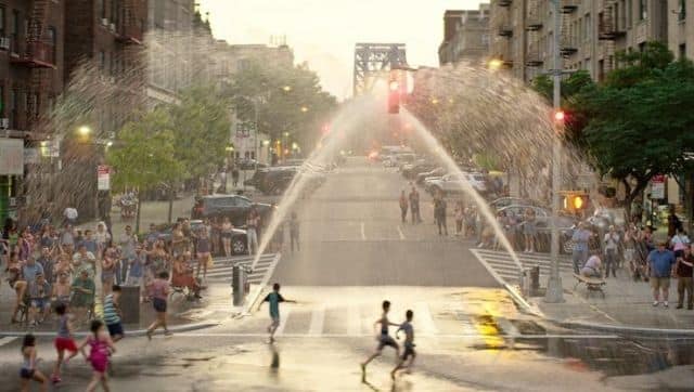 This image released by Warner Bros. Pictures shows a scene from In the Heights. Image courtesy: Warner Bros via The Associated Press