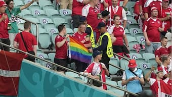 Euro 2020: UEFA investigating confiscation of rainbow flag during Czech Republic vs Denmark match