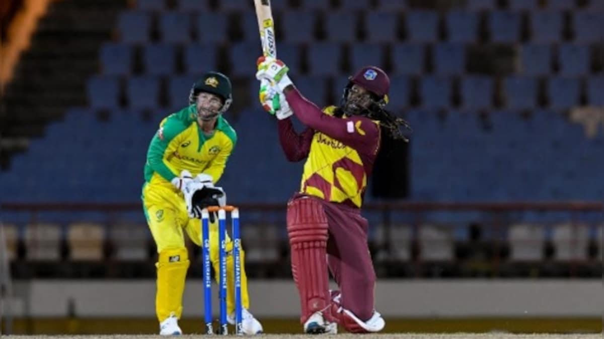 West Indies vs Australia: Chris Gayle's pyrotechnics help Windies win by six wickets, clinch T20I series