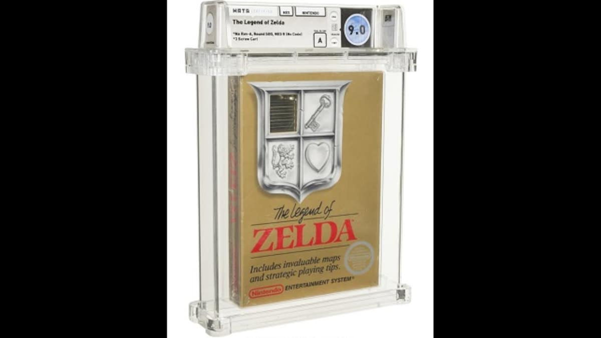 Unopened copy of Nintendo’s The Legend of Zelda from 1987 sells for $870,000 at auction