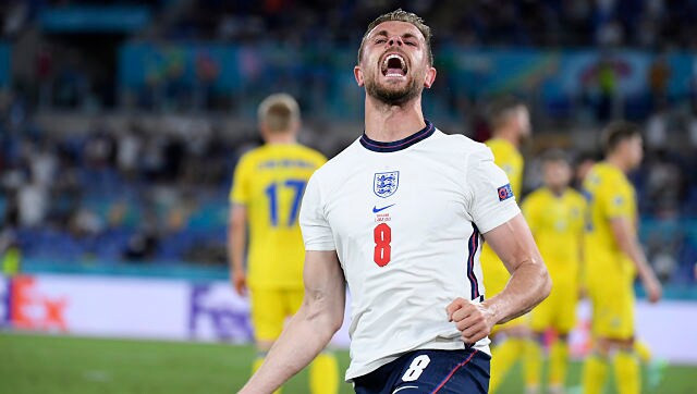 Euro 2020: 'A real special moment', says Jordan Henderson after scoring first goal for England