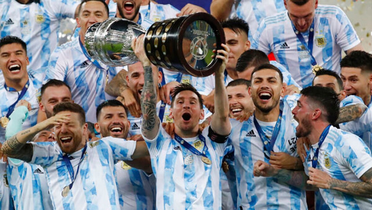 Copa America 21 The Whole World Wanted It For Him Twitter Erupts In Joy As Lionel Messi S Long Wait For Interntional Trophy Ends Sports News Firstpost