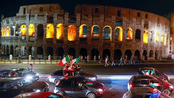 In pictures: From Milan to Zurich, Italy fans celebrate Azzurri's Euro 2020 title win