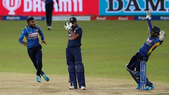 Prithvi Shaw came out early in the sleeves and from there India struggled to find partnerships. Dhawan came out to Hasaranga (3 for 37), which was the bowlers' choice for Sri Lanka. PA Prithvi Shaw came out early in the sleeves and from there India struggled to find partnerships. Dhawan came out to Hasaranga (3 for 37), which was the bowlers' choice for Sri Lanka. PA
