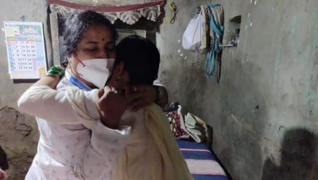 Sabina Shaikh* hugging Netradipa Patil