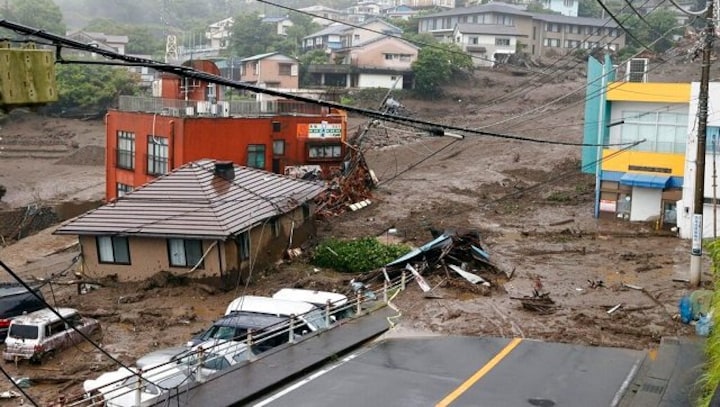 Mudslide buries 80 homes in Japan's Atami town; at least 19 people missing