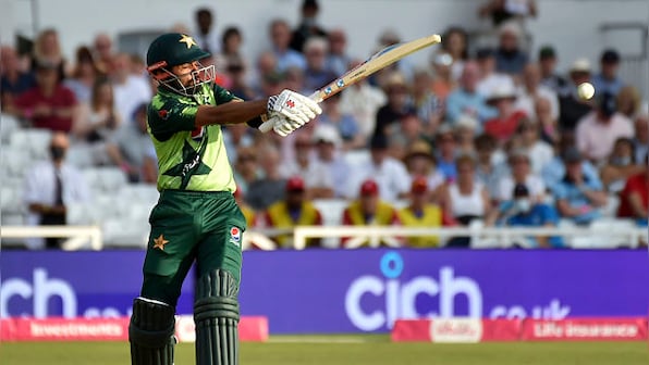 England vs Pakistan: Babar Azam's 85 overshadows Liam Livingstone's ton in high-scoring first T20I
