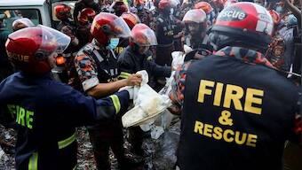 Bangladesh food factory fire: At least 49 killed in blaze outside Dhaka; rescue ops underway
