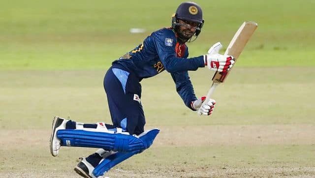 Dhananjaya de Silva (in picture) would remain unbeaten on 23 with Hasaranga (14*) at the other end to see the Lankans through with seven wickets to spare. AP